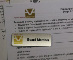 Arts Fund Board of Directors badge